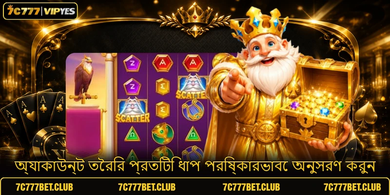 অ্যাকাউন্ট তৈরির প্রতিটি ধাপ পরিষ্কারভাবে অনুসরণ করুন