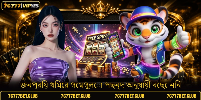 জনপ্রিয় থিমের গেমগুলো পছন্দ অনুযায়ী বেছে নিন