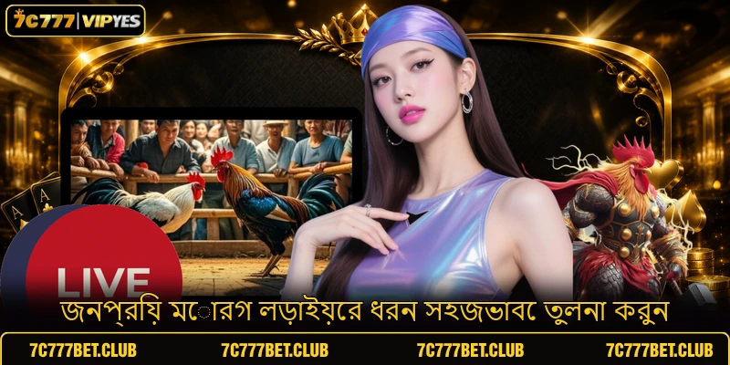 জনপ্রিয় মোরগ লড়াইয়ের ধরন সহজভাবে তুলনা করুন