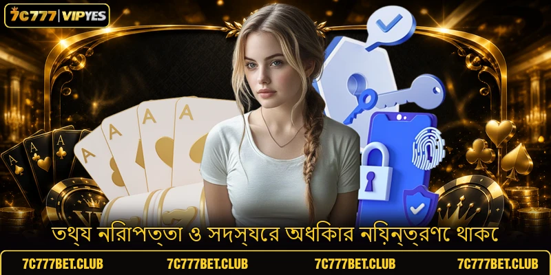 তথ্য নিরাপত্তা ও সদস্যের অধিকার নিয়ন্ত্রণে থাকে