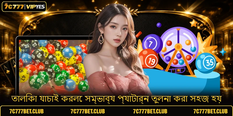 তালিকা যাচাই করলে সম্ভাব্য প্যাটার্ন তুলনা করা সহজ হয় তালিকা যাচাই করলে সম্ভাব্য প্যাটার্ন তুলনা করা সহজ হয়