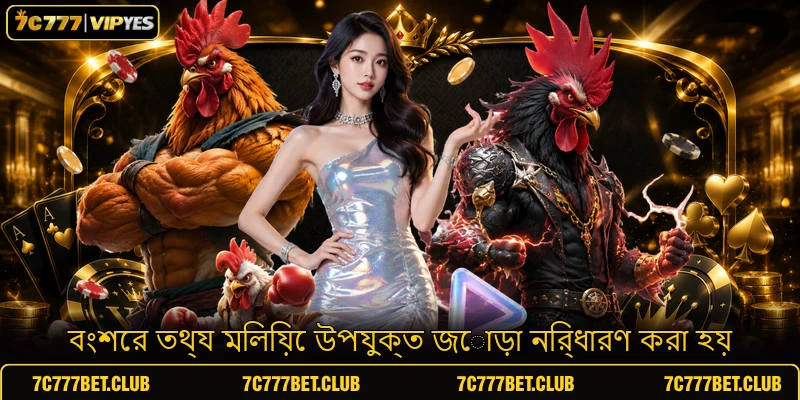 বংশের তথ্য মিলিয়ে উপযুক্ত জোড়া নির্ধারণ করা হয়