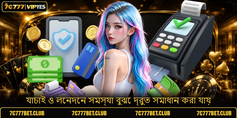 যাচাই ও লেনদেন সমস্যা বুঝে দ্রুত সমাধান করা যায়