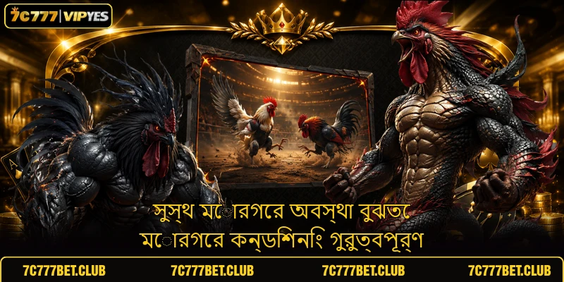 সুস্থ মোরগের অবস্থা বুঝতে মোরগের কন্ডিশনিং গুরুত্বপূর্ণ